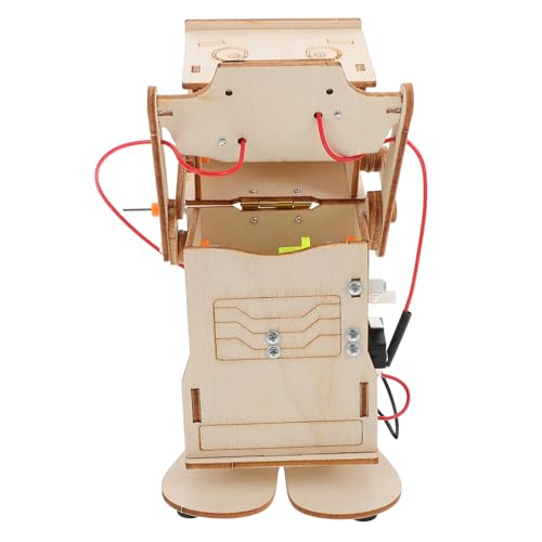 Toddmomy Münzfressender Roboter DIY Bausatz für Interaktives Wissenschaft Hölzernes Bastelset für Kreatives Lernen und Problemlösung von Toddmomy