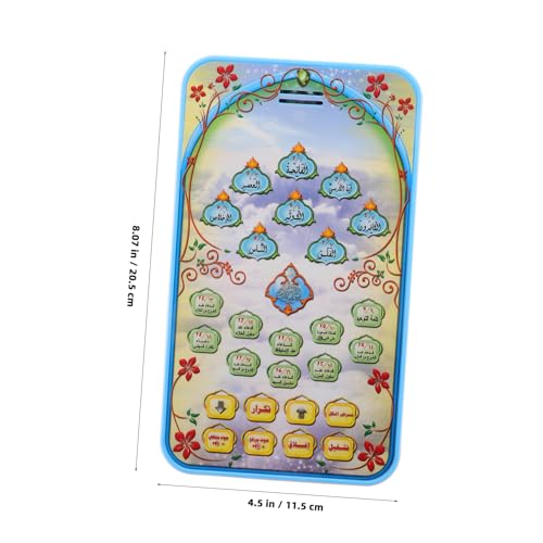 Toddmomy Multifunktionales Arabisch Lernspielzeug Tablet Stufige Lernmaschine für Tragbares Leichtes Elektronisches Frühbildungsgerät Blau Fördert Spielerisches Lesen und Schreiben Toddmomy Multifunktionales Arabisch Lernspielzeug Tablet Stufige Lernmaschine für Tragbares Leichtes Elektronisches Frühbildungsgerät Blau Fördert Spielerisches Lesen und Schreiben von Toddmomy
