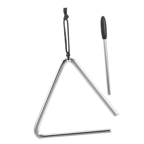 Toddmomy Musikalisches Triangelinstrument Mit Stock Für Junge Mädchen Tragbares Rhythmusinstrument Für Musikunterricht Und Pädagogische Zwecke von Toddmomy