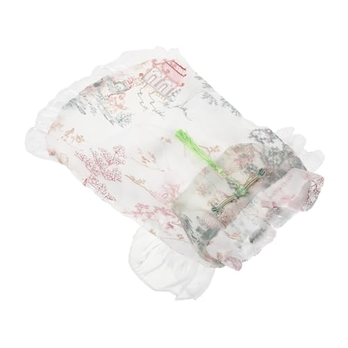 Toddmomy Neujahrs Outfit für Kleine Chinesisch Inspiriertes Cheongsam aus Satin Ärmelloses Design für Bequeme und Stilvolle Tierbekleidung von Toddmomy
