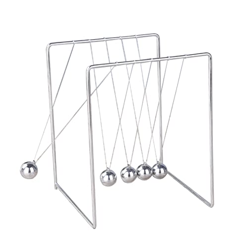 Toddmomy Newton Schmuck Quadratischer Schreibtischspielzeug für Experimente Metall Dekoration für Schule und Zuhause von Toddmomy