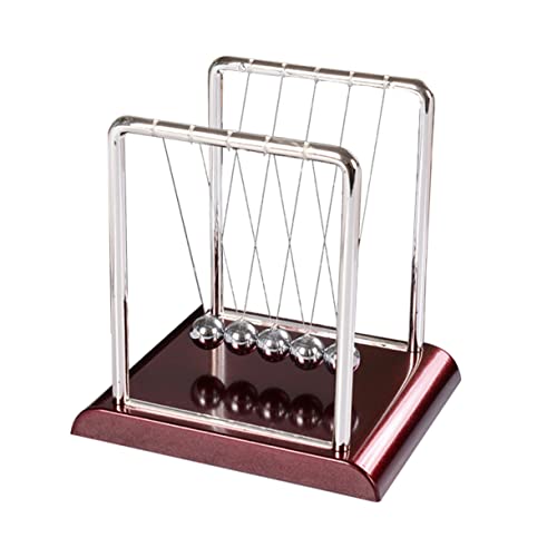 Toddmomy Newton Pendelkugel mit Quadratischer Stoßkugel Metallische Tischdekoration für Büro und Zuhause Demonstriert Impulserhaltung und Energiegesetze Großes Modell mit Sockel Toddmomy Newton Pendelkugel mit Quadratischer Stoßkugel Metallische Tischdekoration für Büro und Zuhause Demonstriert Impulserhaltung und Energiegesetze Großes Modell mit Sockel von Toddmomy