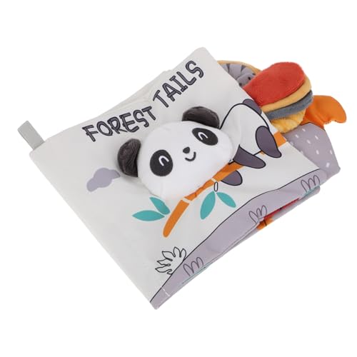 Toddmomy Nordic Wind Tail Stoffbuch Babybücher Mit Geräuschen Stoffbücher Neugeborenenbücher Babyentwicklungsbuch Beschäftigungsbuch Leichtes Stoffbuch Knister Babybuch von Toddmomy