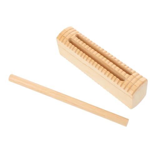 Toddmomy Orff Percussion Holzblock mit Stick Handgefertigtes Rhythmus-Instrument für Kleinkinder Pädagogisches Musikspielzeug für Eltern-Junge Mädchen-interaktion und Kindergartengebrauch von Toddmomy