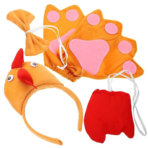 Toddmomy Ostern Küken Kostüm Set Tierkopfband mit Schleife Handschuhe Verkleidung für Jungen und Mädchen Party Cosplay Halloween Weihnachten Toddmomy Ostern Küken Kostüm Set Tierkopfband mit Schleife Handschuhe Verkleidung für Jungen und Mädchen Party Cosplay Halloween Weihnachten von Toddmomy