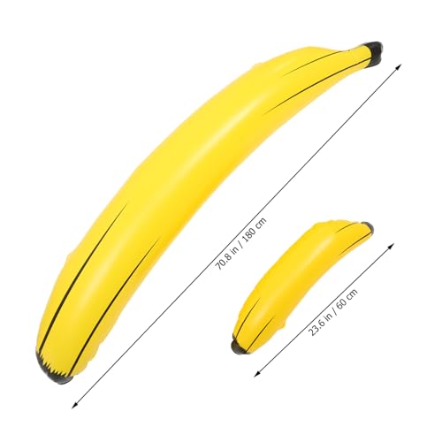 Toddmomy PVC Aufblasbares Bananenspielzeug Realistische Gelbe Banane Partydeko Poolspielzeug Fotorequisite für Garten und Indoor Veranstaltungen Toddmomy PVC Aufblasbares Bananenspielzeug Realistische Gelbe Banane Partydeko Poolspielzeug Fotorequisite für Garten und Indoor Veranstaltungen von Toddmomy