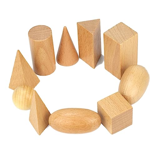 Toddmomy Pädagogisches Holzspielzeug Geometrische Bausteine für Kreatives Konstruktionsspielzeug Denkvermögen und Feinmotorik für Jungen und Mädchen von Toddmomy