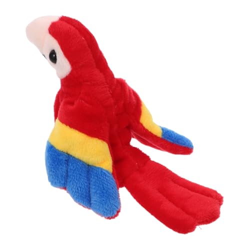 Toddmomy Papagei Fingerpuppe Papagei Plüsch Stofftier Fingerpuppen Vogel Tierpuppen Hand Vogel Stofftier Vogelpuppe Handpuppe Fingerpuppen Tiere Ausgestopfter Papagei Pp Baumwolle von Toddmomy