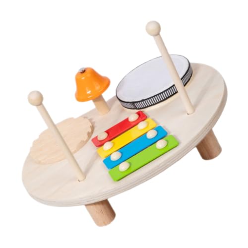 Toddmomy Percussion Drum Kit Multifunktionales Musikinstrument für Kleinkinder Holz Xylophon Lernspielzeug für Jungen und Fördert Musikalische Fähigkeiten Toddmomy Percussion Drum Kit Multifunktionales Musikinstrument für Kleinkinder Holz Xylophon Lernspielzeug für Jungen und Fördert Musikalische Fähigkeiten von Toddmomy