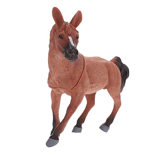 Toddmomy Pferdespielzeug Simulationstiermodell-Ornamente Simulation Pferdefigur Kinderspielzeug Simulationsspielzeug Simulationspferdemodell simuliertes Tiermodell Plastik von Toddmomy