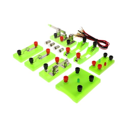 Toddmomy Physik Elektrizitäts Experimentierkasten für Sicherer Elektrobaukasten mit Reihenschaltung und Parallelschaltung Interaktives Lernset für Grund und Mittelschüler Vielseitiges Toddmomy Physik Elektrizitäts Experimentierkasten für Sicherer Elektrobaukasten mit Reihenschaltung und Parallelschaltung Interaktives Lernset für Grund und Mittelschüler Vielseitiges von Toddmomy