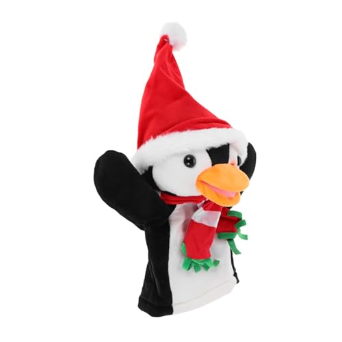 Toddmomy Pinguin Handpuppe Winterpuppenspielzeug Handpuppe Für Erwachsene Pinguin Puppe Handpuppen Für Fingerpuppen Für Schneemann Plüschtier Handpuppen Schneemann Stoff von Toddmomy