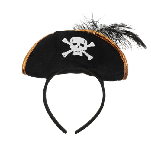 Toddmomy Piraten Haarband Halloween Cosplay Stirnband Muster Piratenparty Zubehör für Kostüm Mottoparty Bühnenauftritt Einheitsgröße Leicht und Kreativ Toddmomy Piraten Haarband Halloween Cosplay Stirnband Muster Piratenparty Zubehör für Kostüm Mottoparty Bühnenauftritt Einheitsgröße Leicht und Kreativ von Toddmomy