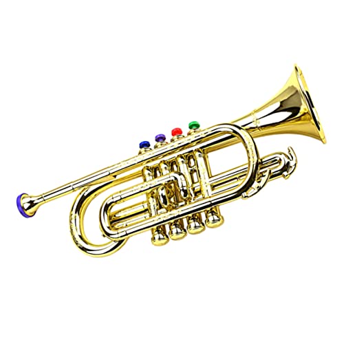 Toddmomy Plastik Trompete für Musikinstrument mit Schönem Design Langlebig und Lehrreich für Musik Performance und Entwicklung für Kleine Musiker von Toddmomy
