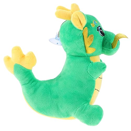 Toddmomy Plüsch Drache Kuscheltier mit Saugnapf und Aufhängung Dekorative Chinesische Neujahr Drachendoll Weiches Stofftier als und Festliche Wohnungsdekoration von Toddmomy