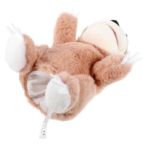 Toddmomy Plüsch Faultier Handpuppe Interaktive Tier Handpuppe Für Frühpädagogisches Aus Sicherem Plüschmaterial Für Kreative Geschichten Und Lernspiele von Toddmomy