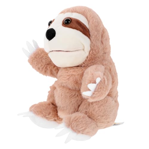 Toddmomy Plüsch Faultier Handpuppe aus Weichem Plüsch und Interaktives Erzählspielzeug für Erwachsene Fördert Kreativität Feinmotorik und Emotionale Kommunikation von Toddmomy