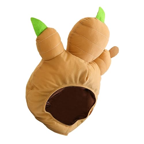 Toddmomy Plüsch Ginger Hut Lustige Kopfbedeckung Kostüm Party Fotorequisite Für Karneval Halloween Verkleidung Toddmomy Plüsch Ginger Hut Lustige Kopfbedeckung Kostüm Party Fotorequisite Für Karneval Halloween Verkleidung von Toddmomy