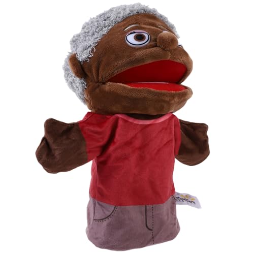 Toddmomy Plüsch Handpuppe Familienmitglied für Interaktives Lebensnahe Figurenpuppe Kreativität und Motorischen Fähigkeiten für Eltern von Toddmomy