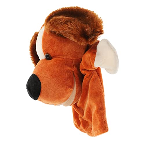 Toddmomy Plüsch Handpuppe Hund Design Farbenfrohes Tier Fingerpuppen für Jahre Interaktives Lernspielzeug für Eltern Junge Mädchen Aktivitäten Robust und Kindgerecht von Toddmomy