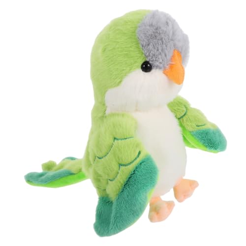 Toddmomy Plüsch Handpuppe Papagei für Robustes Stofftier für Interaktives Lernen und Familienunterhaltung Bunte Vogel Fingerpuppe für Geschichtenerzählen und Rollenspiele Pädagogisches für von Toddmomy