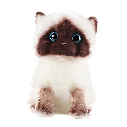 Toddmomy Plüsch Katze Deko Kuscheltier Weiß Realistische Simulation Stofftier Weiches Katzenbaby für Wohn und Schlafzimmer Dekoration für Familie Toddmomy Plüsch Katze Deko Kuscheltier Weiß Realistische Simulation Stofftier Weiches Katzenbaby für Wohn und Schlafzimmer Dekoration für Familie von Toddmomy