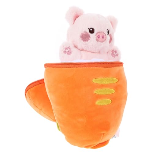 Toddmomy Plüsch Kuscheltier Schwein Zipper Cartoon Dekoration für Büro Wohnzimmer Schlafzimmer Toddmomy Plüsch Kuscheltier Schwein Zipper Cartoon Dekoration für Büro Wohnzimmer Schlafzimmer von Toddmomy