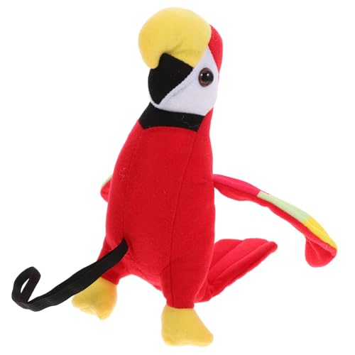 Toddmomy Plüsch Papagei Schulter für Piratenkostüm Requisite Plüschvogel Figur für Geburtstagsfeiern Halloween und Kostümpartys von Toddmomy