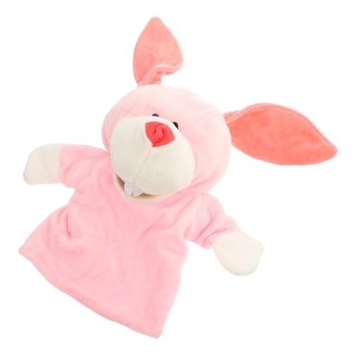 Toddmomy Plüschgefüllte Tier Handpuppe Süßes Kaninchen Für Interaktive Stofftier Handpuppe Für Kreative Spielstunden Sicheres Langlebiges Material Bunten Farben von Toddmomy