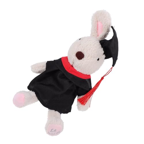 Toddmomy Plüschspielzeugpuppe Grad-Plüschpuppe Abschlussfeier für Plüschtier Hase Absolventenhut, Tierspielzeug Mini-Abschluss-Stofftier PP Baumwolle Beige Toddmomy Plüschspielzeugpuppe Grad-Plüschpuppe Abschlussfeier für Plüschtier Hase Absolventenhut, Tierspielzeug Mini-Abschluss-Stofftier PP Baumwolle Beige von Toddmomy
