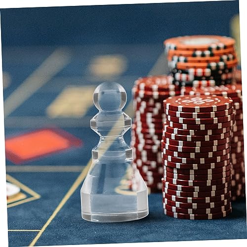 Toddmomy Poker Chip Win Marker aus Robustem Acryl Stabiles Zubehör für Erwachsene Multifunktionaler Poker Marker für Spiele und Gewinnmarkierung von Toddmomy