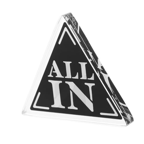 Toddmomy Dealer-Button Aus Acryl Poker Und Kartenspiele Tragbar Langlebig Geeignet Für Partys Und Versammlungen von Toddmomy