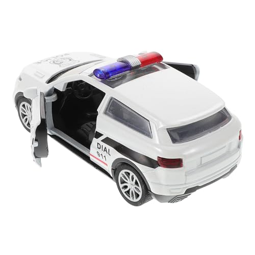 Toddmomy Polizeiautomodell Cop - Polizeiauto für Mini-Auto- polizeiauto polizeiauto Auto-Track- Mini-Autos Legierung von Toddmomy