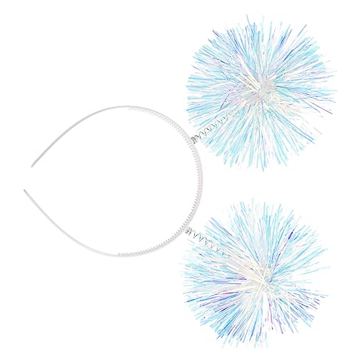 Toddmomy Pompom Stirnband für Frauen Leichtes und Komfortables Haarreif mit Funkelnden Weißen Bällen für Geburtstag Karneval Kostümparty und Festliche Anlässe Modisches Accessoire für Toddmomy Pompom Stirnband für Frauen Leichtes und Komfortables Haarreif mit Funkelnden Weißen Bällen für Geburtstag Karneval Kostümparty und Festliche Anlässe Modisches Accessoire für von Toddmomy