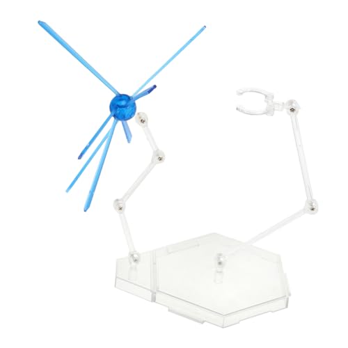 Toddmomy Poseable Figure Stand mit Spezialeffekten Modell Display Halter für Realistische Szenen Actionfigur Ständer für Sammler Blau Vielseitiger Stützständer für Figuren und Modelle Toddmomy Poseable Figure Stand mit Spezialeffekten Modell Display Halter für Realistische Szenen Actionfigur Ständer für Sammler Blau Vielseitiger Stützständer für Figuren und Modelle von Toddmomy