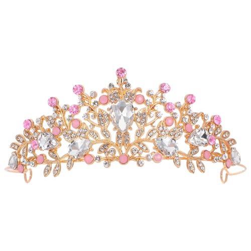 Toddmomy Prinzessin Krone Stirnband Rosa Strass Geburtstag Party Tiara Elegante Haar Zubehör Für Mädchen Fancy Dress Up Kostüm Requisite Toddmomy Prinzessin Krone Stirnband Rosa Strass Geburtstag Party Tiara Elegante Haar Zubehör Für Mädchen Fancy Dress Up Kostüm Requisite von Toddmomy