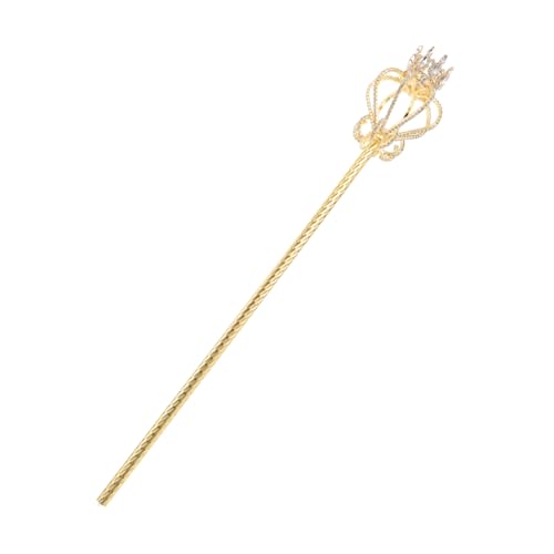 Toddmomy Prinzessinnen Krone mit Funkelnden Strasssteinen Goldene Märchenstab Deko für Kindergeburtstag Vielseitiges Party Accessoire Robustes Kostümzubehör für Mädchen Zauberhafte Feen Toddmomy Prinzessinnen Krone mit Funkelnden Strasssteinen Goldene Märchenstab Deko für Kindergeburtstag Vielseitiges Party Accessoire Robustes Kostümzubehör für Mädchen Zauberhafte Feen von Toddmomy
