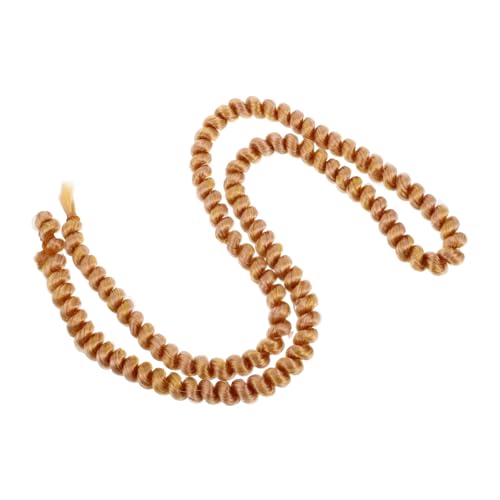 Toddmomy Puppe Perücke perücken lockiges Puppenhaar Haare für Puppen Zubehör für die Puppenherstellung Bjd-Puppenhaare Puppenhaare selber Machen Polypropylengarn Golden von Toddmomy