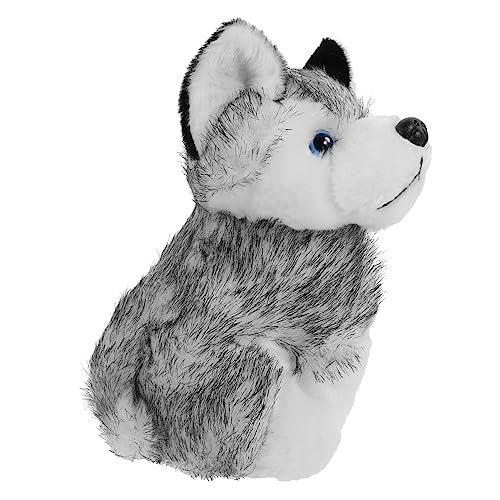 Toddmomy Puppe Plüschhund Geburtstagsgeschenk Simulation Plüschhund Kuscheltier Partygeschenk Kuscheltiere Hund Kuscheltier Plüschtier Hundespielzeug Wohnkultur Pp Baumwolle von Toddmomy