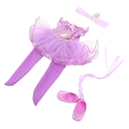 Toddmomy Puppen Ballettkleid mit Tüllrock und Stirnband Tanzkostüm für Puppen Balletttänzer Outfit für Puppenkleider Ballerina Dress up Zubehör Toddmomy Puppen Ballettkleid mit Tüllrock und Stirnband Tanzkostüm für Puppen Balletttänzer Outfit für Puppenkleider Ballerina Dress up Zubehör von Toddmomy