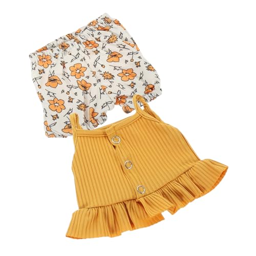 Toddmomy Puppenbekleidung Teilig aus Baumwollstoff Niedliche Shorts und Camisole mit Blumenmuster Waschbar Wiederverwendbar Modisch für Puppen Wie Typisch Geeignet für Alltag und Feiern Toddmomy Puppenbekleidung Teilig aus Baumwollstoff Niedliche Shorts und Camisole mit Blumenmuster Waschbar Wiederverwendbar Modisch für Puppen Wie Typisch Geeignet für Alltag und Feiern von Toddmomy