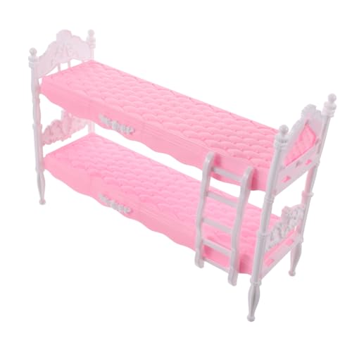Toddmomy Puppen Etagenbett für Prinzessinnenpuppen 30cm Doppellagiges Puppenhausbett Zubehör für Mädchen Kreatives Rollenspielzeug Toddmomy Puppen Etagenbett für Prinzessinnenpuppen 30cm Doppellagiges Puppenhausbett Zubehör für Mädchen Kreatives Rollenspielzeug von Toddmomy