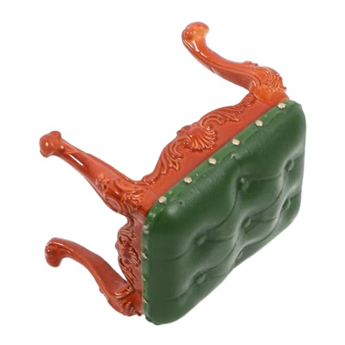 Toddmomy Puppenhaus Hocker Spielzeughaus Dekorationen Für Weiß Rechteckig Miniatur Klein Puppenhausmöbel Retro Winzig Puppenhaus-Tisch-Stuhl-Modell Mini-stuhlmöbel Simulieren PVC von Toddmomy