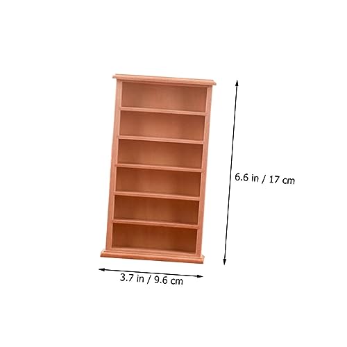 Toddmomy Puppenhaus Miniatur Bücherregal Schrank Möbel Detailreiches Holzregal für Puppenzubehör Mini Home Ornament für Kinderzimmer Dekoration und Kreatives Toddmomy Puppenhaus Miniatur Bücherregal Schrank Möbel Detailreiches Holzregal für Puppenzubehör Mini Home Ornament für Kinderzimmer Dekoration und Kreatives von Toddmomy