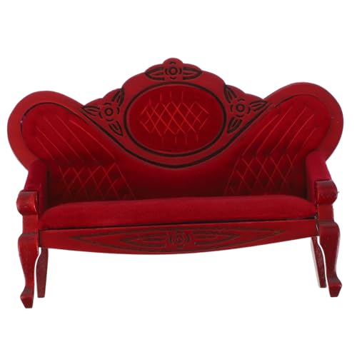 Toddmomy Puppenhaus Möbel Vintage Rotes Holz Wohnzimmer Robust und Kreativ als Foto Requisite und Ornament für Puppenhäuser Toddmomy Puppenhaus Möbel Vintage Rotes Holz Wohnzimmer Robust und Kreativ als Foto Requisite und Ornament für Puppenhäuser von Toddmomy