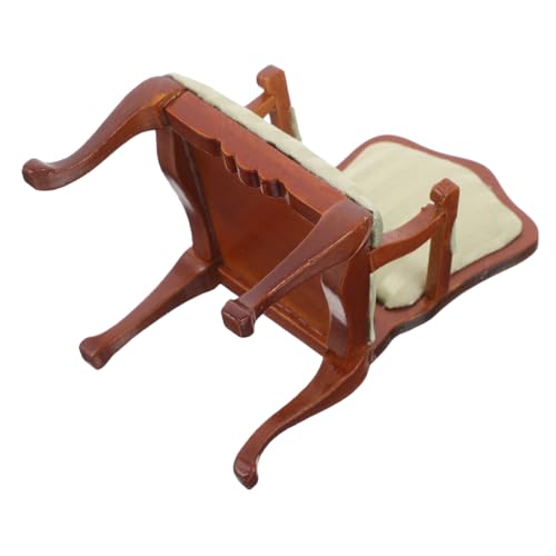 Toddmomy Puppenhaus Sofa Stuhl Möbel Stühle Puppenhaus Zubehör Puppenhaus Sessel Miniatur Sessel Mini Couch Miniatur Stuhl Puppenhaus Dekorationen Mini Stuhl Polyester von Toddmomy