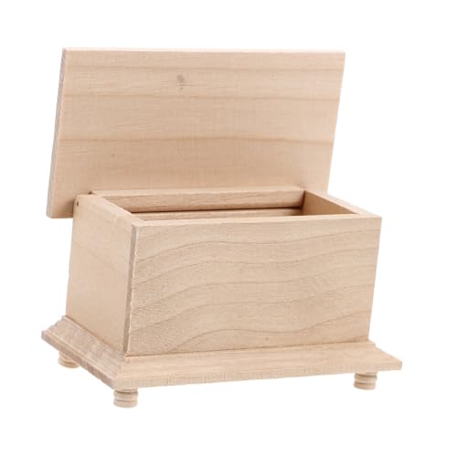 Toddmomy Miniatur Holzspielzeug Aufbewahrungskiste Möbelstück Für Schlafzimmer Und Unvollendete -möbel Für Kreative Projekte von Toddmomy