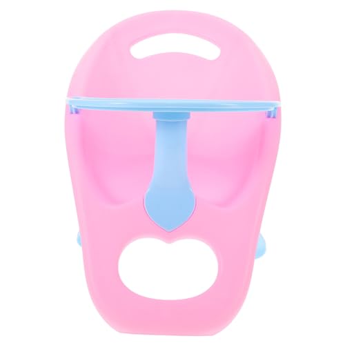 Toddmomy Puppenhochstuhl für Babypuppen Bezaubernde Miniaturmöbel für Puppenhäuser Leicht Montierbar und Tragbar zum Füttern und Dekorieren von Toddmomy