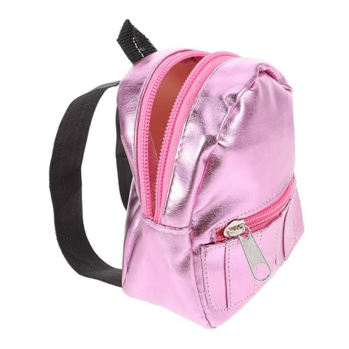 Toddmomy Kleiner Rucksack für Puppen Multifunktionale Kleiner Schultasche Puppenhaus Zubehör für Kinder Selbstgemacht Bezauberndes Spielzeug für Miniatur Szenen von Toddmomy