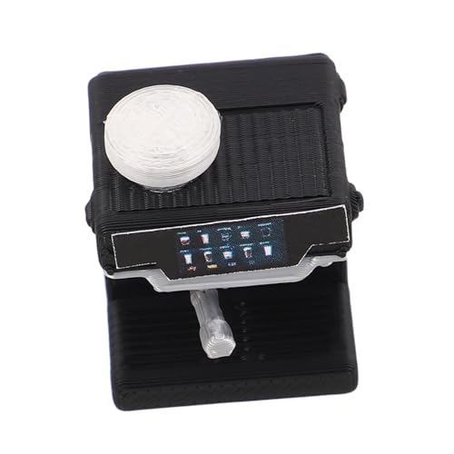 Toddmomy Puppenstuben-kaffeemaschine Puppenhaus-miniaturen Miniatursachen Realistisches Kaffeemaschinenspielzeug Puppenhauszubehör Mini-küchenkaffeemaschine Miniaturmöbel Plastik Black Toddmomy Puppenstuben-kaffeemaschine Puppenhaus-miniaturen Miniatursachen Realistisches Kaffeemaschinenspielzeug Puppenhauszubehör Mini-küchenkaffeemaschine Miniaturmöbel Plastik Black von Toddmomy
